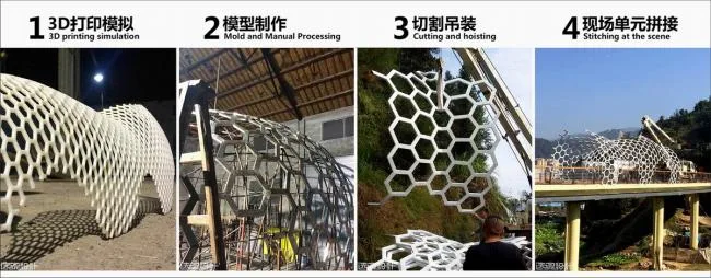 BIM建筑|陌上花开的乡土景不雅——福建年夜田绿道计划设计 / 上海选泉设计