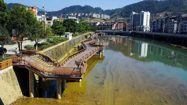 BIM建筑|陌上花开的乡土景不雅——福建年夜田绿道计划设计 / 上海选泉设计