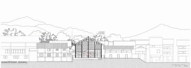 BIM建筑|片片黒瓦，融进传统村：高步书屋 / 喷鼻港中文年夜学建筑学院 Condition Lab