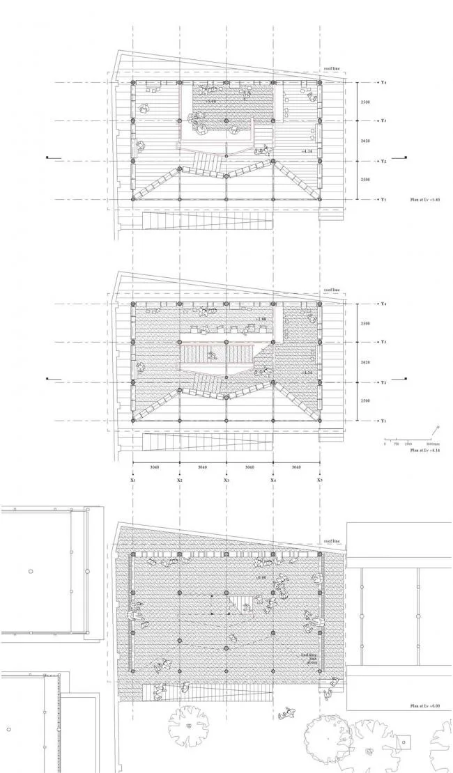 BIM建筑|片片黒瓦，融进传统村：高步书屋 / 喷鼻港中文年夜学建筑学院 Condition Lab