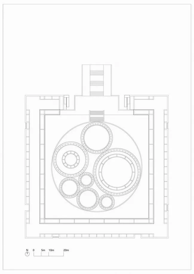 BIM建筑|极简翰墨勾画出的留白：邢窑博物馆 / 言川建筑