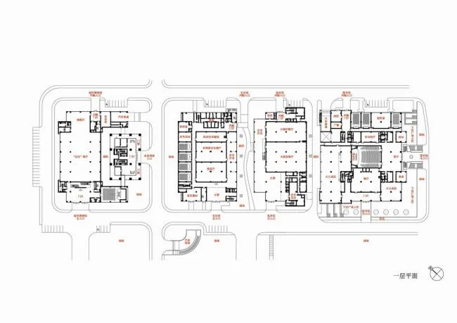 BIM建筑|淮安市城市博物馆、藏书楼、文化馆、美术馆 / 同济年夜学建筑设计研讨院
