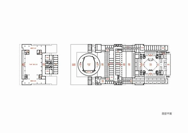 BIM建筑|淮安市城市博物馆、藏书楼、文化馆、美术馆 / 同济年夜学建筑设计研讨院