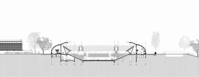 BIM建筑|Simonne-Mathieu 网球场，以水晶宫为灵感的温室球场
