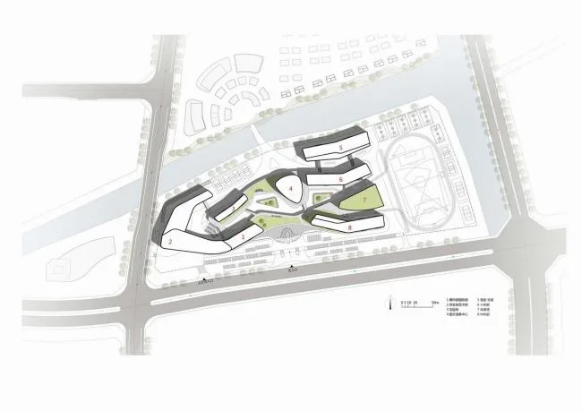 BIM建筑|西塞山前的“白鹭”：上海交年夜教导团体（湖州）帕丁顿双语黉舍 / 思序设计