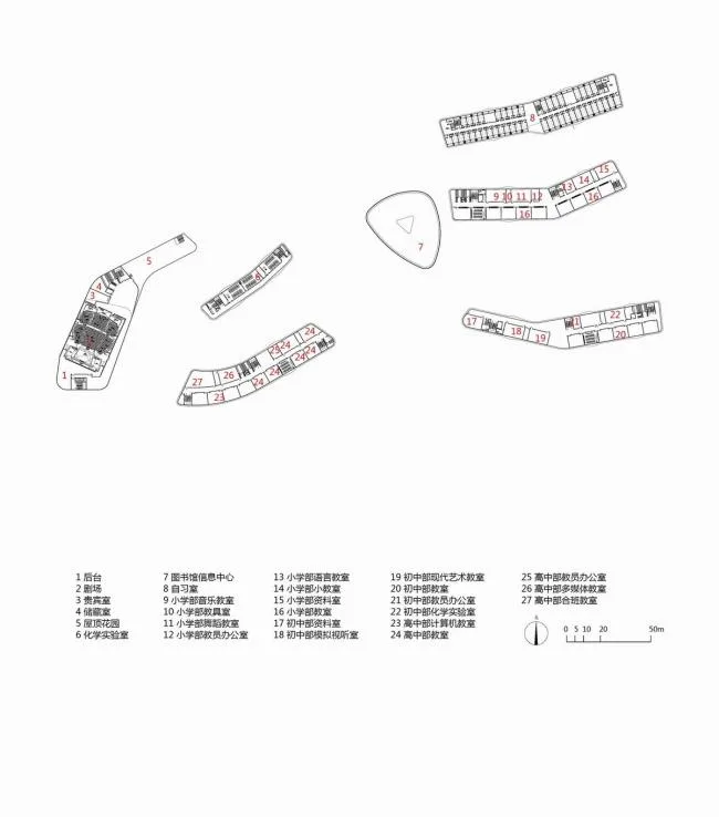 BIM建筑|西塞山前的“白鹭”：上海交年夜教导团体（湖州）帕丁顿双语黉舍 / 思序设计