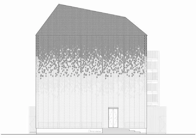 BIM建筑|如鱼群跃出海面，日光下闪闪发光的鱼鳞：清迈微型酒店