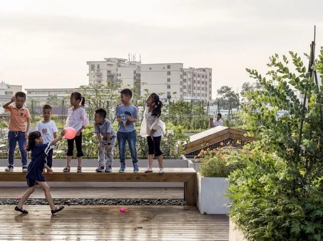 BIM建筑|城市之中的一抹抹绿意：莳植平台和体验馆 / 墨照建筑设计事务所