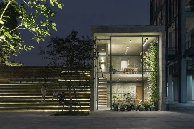 BIM建筑|城市之中的一抹抹绿意：莳植平台和体验馆 / 墨照建筑设计事务所