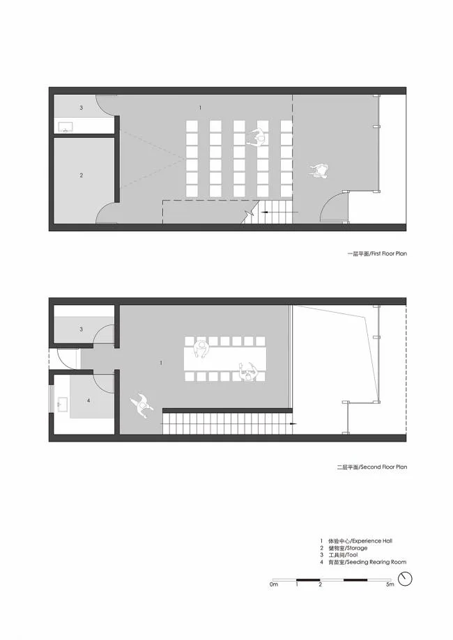 BIM建筑|城市之中的一抹抹绿意：莳植平台和体验馆 / 墨照建筑设计事务所