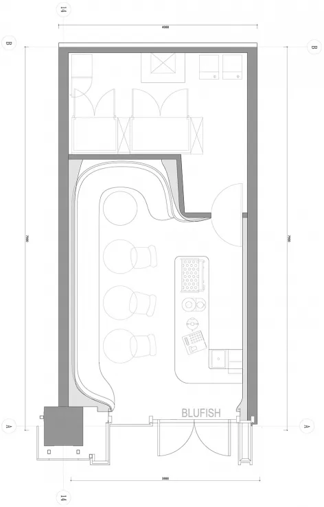 BIM建筑|凝固的海水与游动的珊瑚——Blufish盈科店 / SODA建筑师事务所