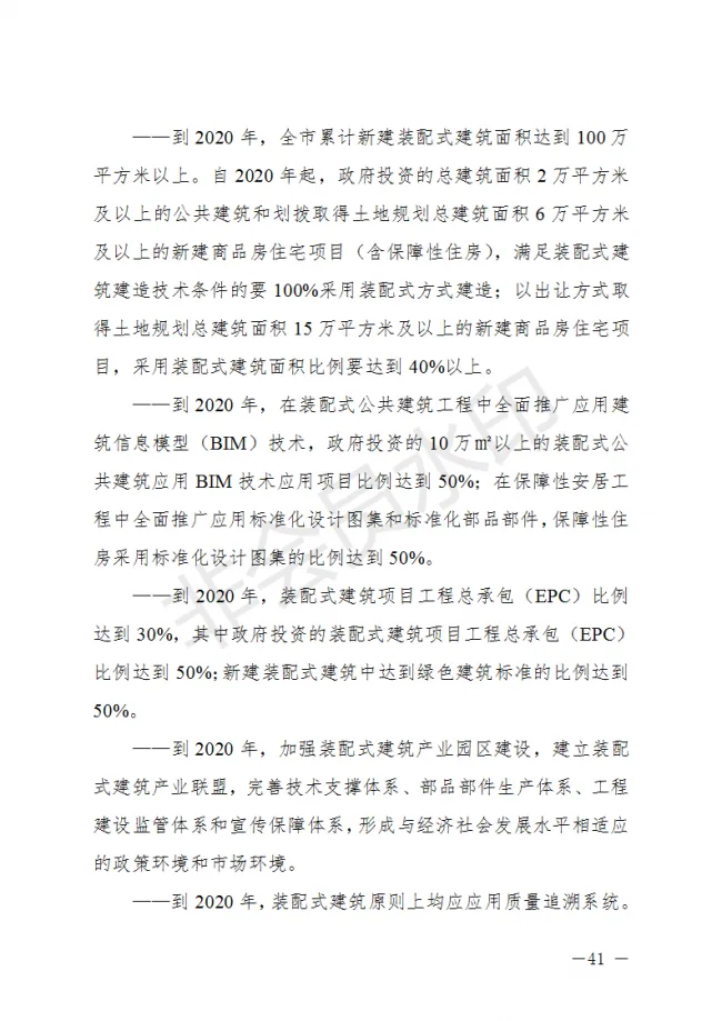 BIM与装配式|荆门市装配式建筑发展规划 （2019-2025）