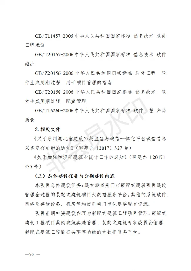 BIM与装配式|荆门市装配式建筑发展规划 （2019-2025）