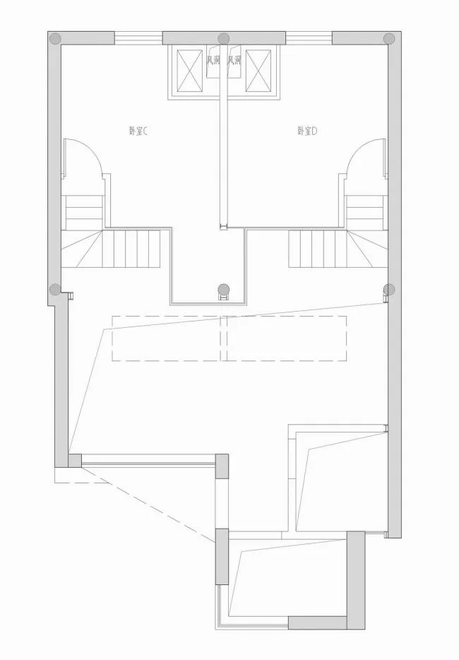 BIM建筑|50㎡的六口之家，胡同年夜杂院里当地居平易近的改良策略 / 清筑建筑