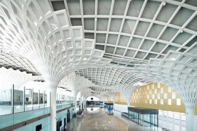 BIM建筑|金色白桦林涌起的连绵的海浪：呼伦贝尔海拉尔机场扩建工程 / 中国建筑设计院一合建筑设计研讨中间U10