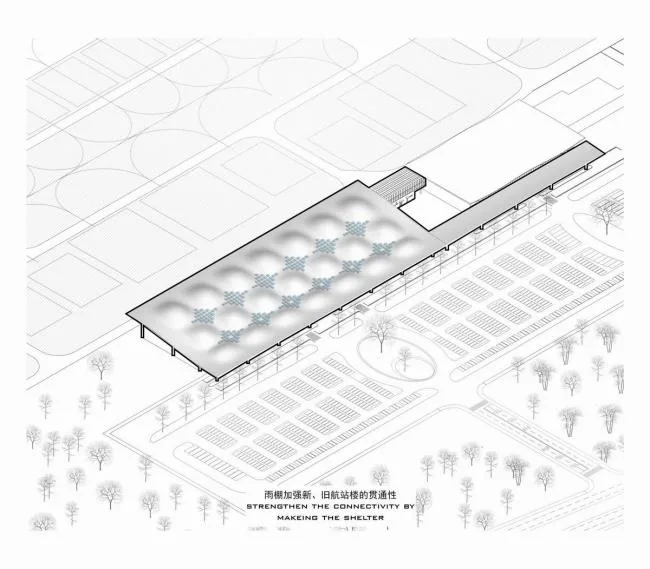 BIM建筑|金色白桦林涌起的连绵的海浪：呼伦贝尔海拉尔机场扩建工程 / 中国建筑设计院一合建筑设计研讨中间U10