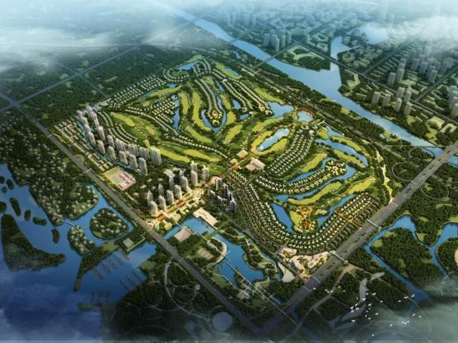 Sketchup Planning Model | Overall Planning, Villa Area Planning, Modern Style