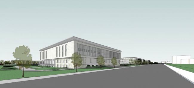 Sketchup Planning Model | Urban Planning, Modern Style, Industrial Plants, Administrative Offices, Residential Buildings, Commercial Finance, Multi story High rise Mixed Use