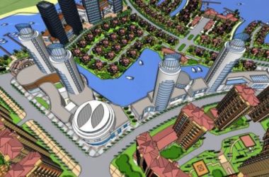 Sketchup规划模型|大型城市规划建筑，高层住宅，欧式-BIM建筑网