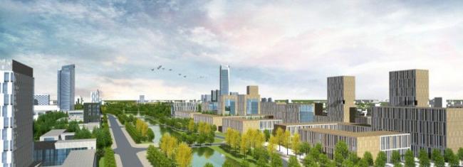 Sketchup Planning Model | Urban Planning, Modern Style, Multi story High rise Mixed Use