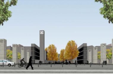 Sketchup规划模型|多层天津大学学校校园规划，现代风格-BIM建筑网