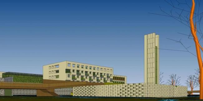Sketchup Planning Model | Multi story Xianxiang Qiushan New Village Planning, Modern Style