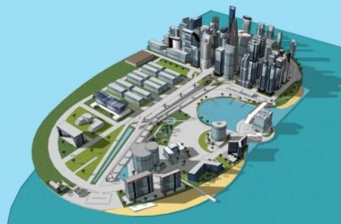 Sketchup规划模型|多高层混合城市体块，城市规划，现代风格-BIM建筑网