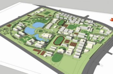 Sketchup规划模型|多层学校校园规划，教育建筑，现代风格-BIM建筑网