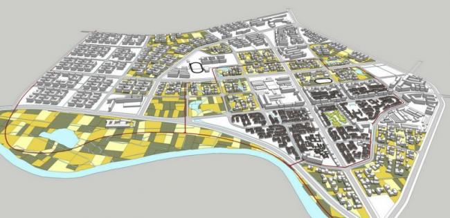 Sketchup Planning Model | Chinese Style, Multi story Plot Planning