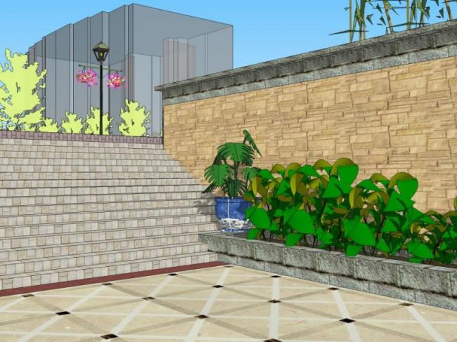 Sketchup Planning Model | Village Landscape Planning, Modern Style