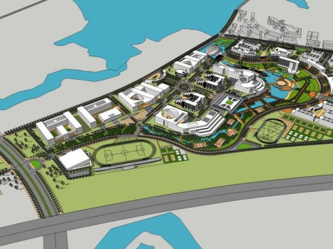 Sketchup Planning Model | Urban Planning, Modern Style