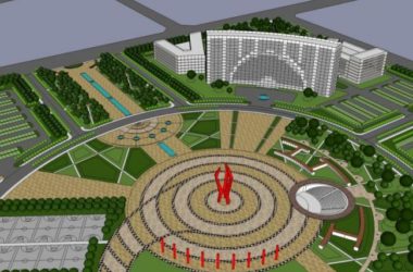 Sketchup规划模型|城市设计，现代风格-BIM建筑网