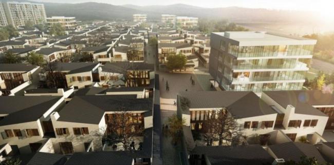 Sketchup Planning Model | Central Area Planning, Residential Planning, Residential Planning, Modern Style