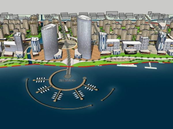 Sketchup Planning Model | Urban Planning, Office and Residential, Commercial, Modern Style