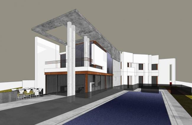 Sketchup别墅模型|独栋别墅，现代风格