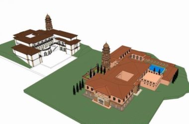 Sketchup别墅模型|独栋别墅，西班牙，古典风格，欧式-BIM建筑网