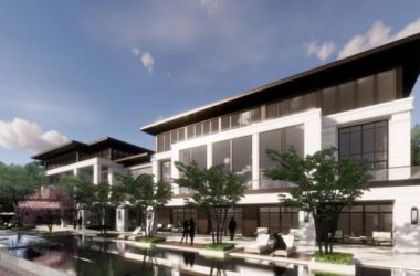 Sketchup别墅模型|联排别墅，新中式风格-BIM建筑网