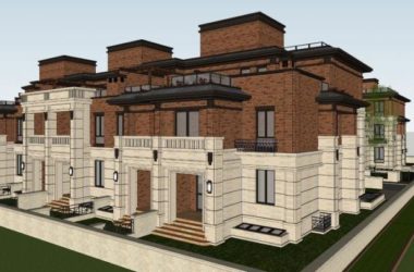 Sketchup别墅模型|联排别墅，欧式风格，古典风格-BIM建筑网