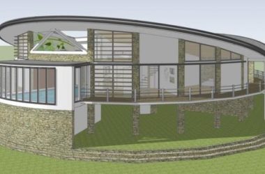 Sketchup别墅模型|独栋别墅，山地，现代风格，住宅设计-BIM建筑网