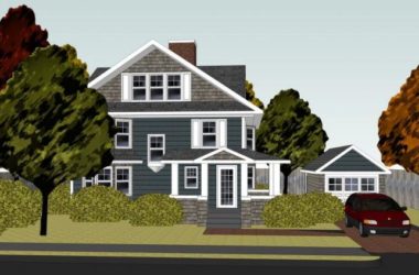 Sketchup别墅模型|美式别墅，北美，欧式别墅-BIM建筑网