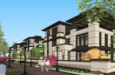 Sketchup别墅模型|别墅，新亚洲地方风格，双拼组团-BIM建筑网