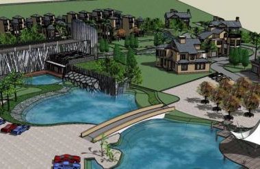 Sketchup别墅模型|欧式别墅，古典风格，会所，规划-BIM建筑网