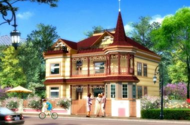 Sketchup别墅模型|独栋别墅，古典风格，俄式-BIM建筑网