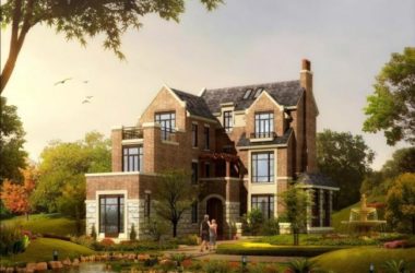 Sketchup别墅模型|镇江仙人湖别墅区项目，独栋别墅，古典风格-BIM建筑网