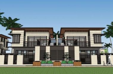 Sketchup别墅模型|绿地三亚悦澜湾，新亚洲，大院别墅-BIM建筑网