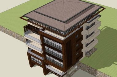 Sketchup别墅模型|新中式风格，多层别墅-BIM建筑网