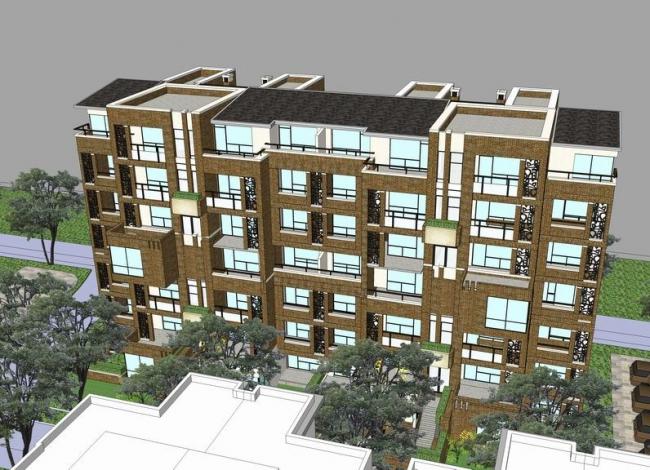 Sketchup别墅模型|别墅区，别墅群，现代风格