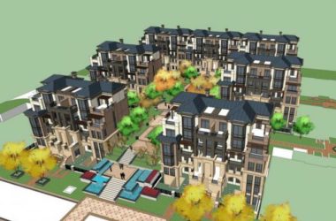 Sketchup别墅模型|联排别墅，古典风格-BIM建筑网