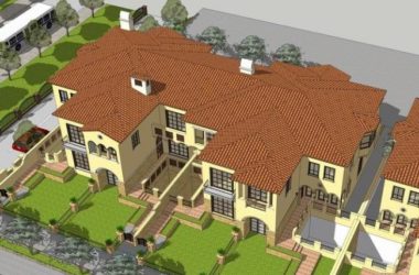 Sketchup别墅模型|双拼别墅，西班牙风格，古典风格-BIM建筑网