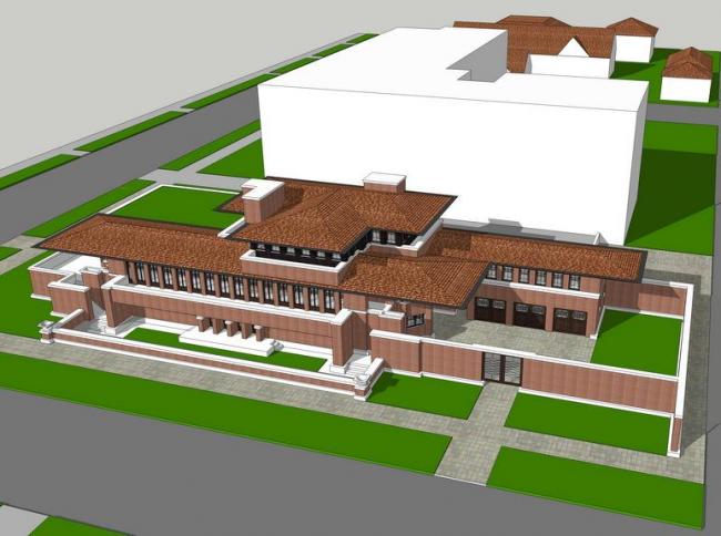 Sketchup别墅模型|莱特罗宾别墅，古典风格